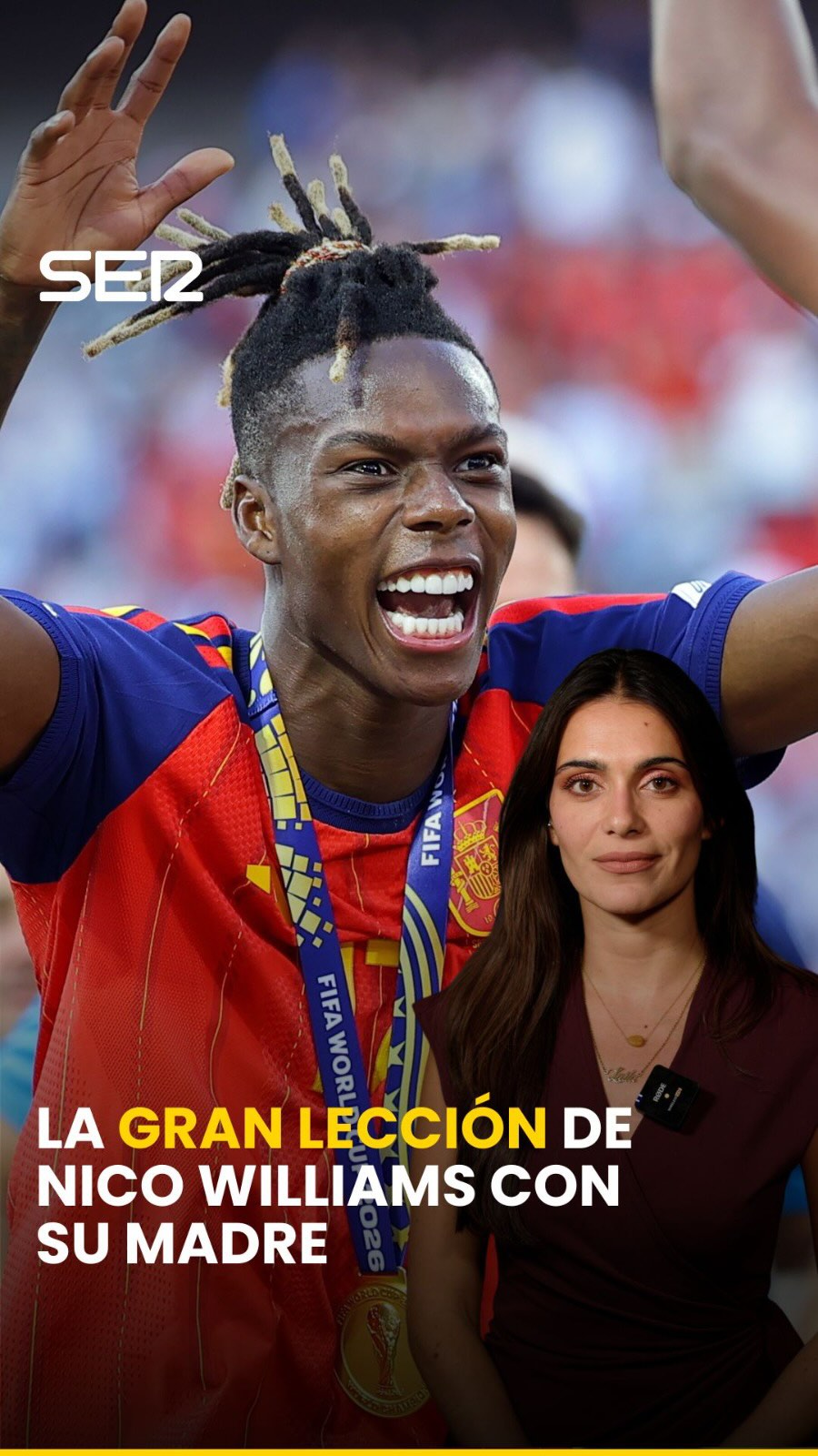 El gesto de Nico Williams con su madre revela la transformación demográfica de España