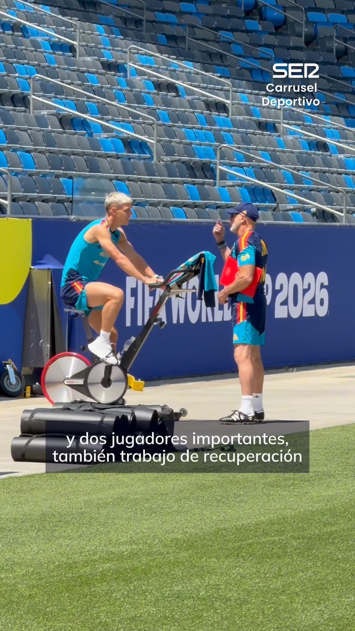 Laporte y Porro recuperan en el gimnasio antes del duelo ante Portugal