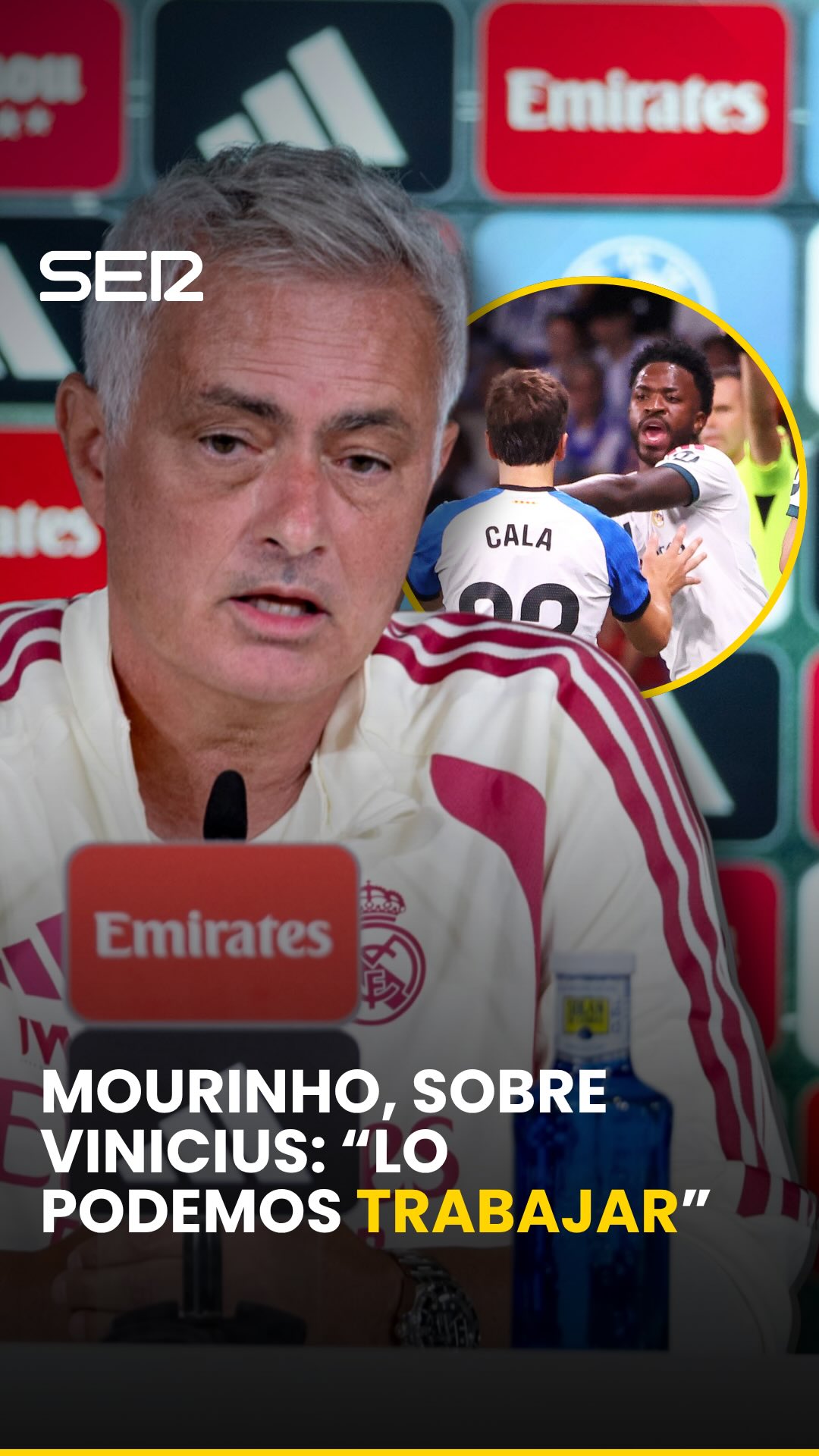 Ancelotti a Vinicius: podemos mejorar su relación con las gradas rivales