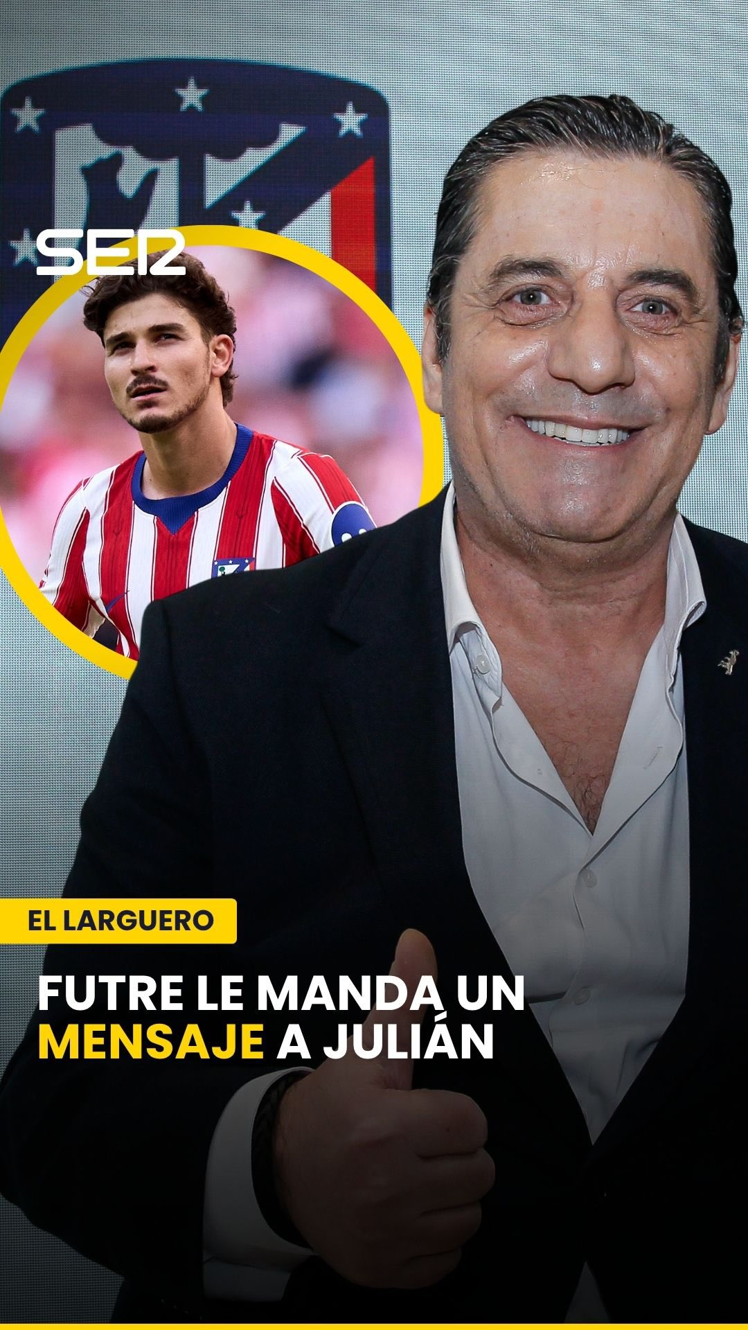 Português exalta afición do Atlético e dá as boas-vindas a Julián Álvarez