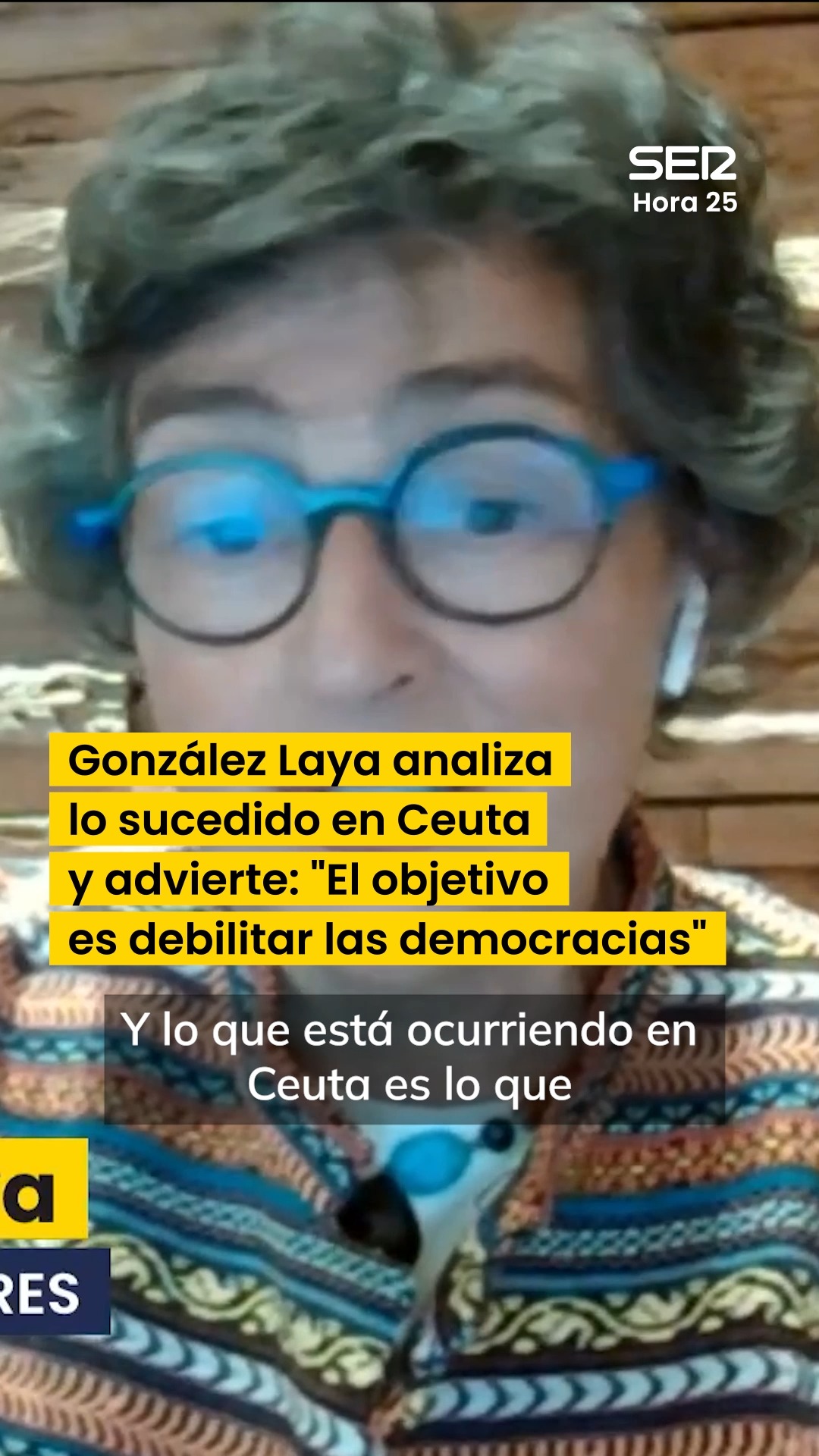 Arantxa expresa tristeza por el uso de migrantes en guerras híbridas en Ceuta