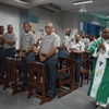 @PoliciaRD La Policía Nacional celebró este domingo 20 de julio una misa de acción de gracias en el Palacio Nacional, como parte del fortalecimiento espiritualde sus miembros