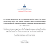@RaquelArbaje hace llegar a la compañera Nancy Handal de Mejía su mas sentidas condolencias por el inesperado fallecimiento de su hermana Ivonne