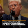 Trump impuso aranceles de entre el 10% y el 41% a decenas de países