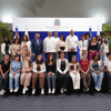 @ChuVasquez Ayer en el @MIREXRD vivimos un momento especial: nuestros 30estudiantes meritorios del programa Origen de Excelencia fueron recibidos con orgullo y cariño por los viceministros @OpinioDiaz y @celinestorib