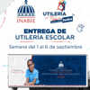 @InabieRD Utilería para todos los estudiantes de la regional 06 de la Vega para entrega del 01 al 6 de septiembre 2025
