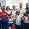 @inefirdoficial entrega nuevo polideportivo en Bayaguana en acto encabezado @RaquelPeñaVice