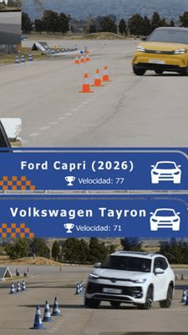  Ford Capri vs Volkswagen Tayron.
