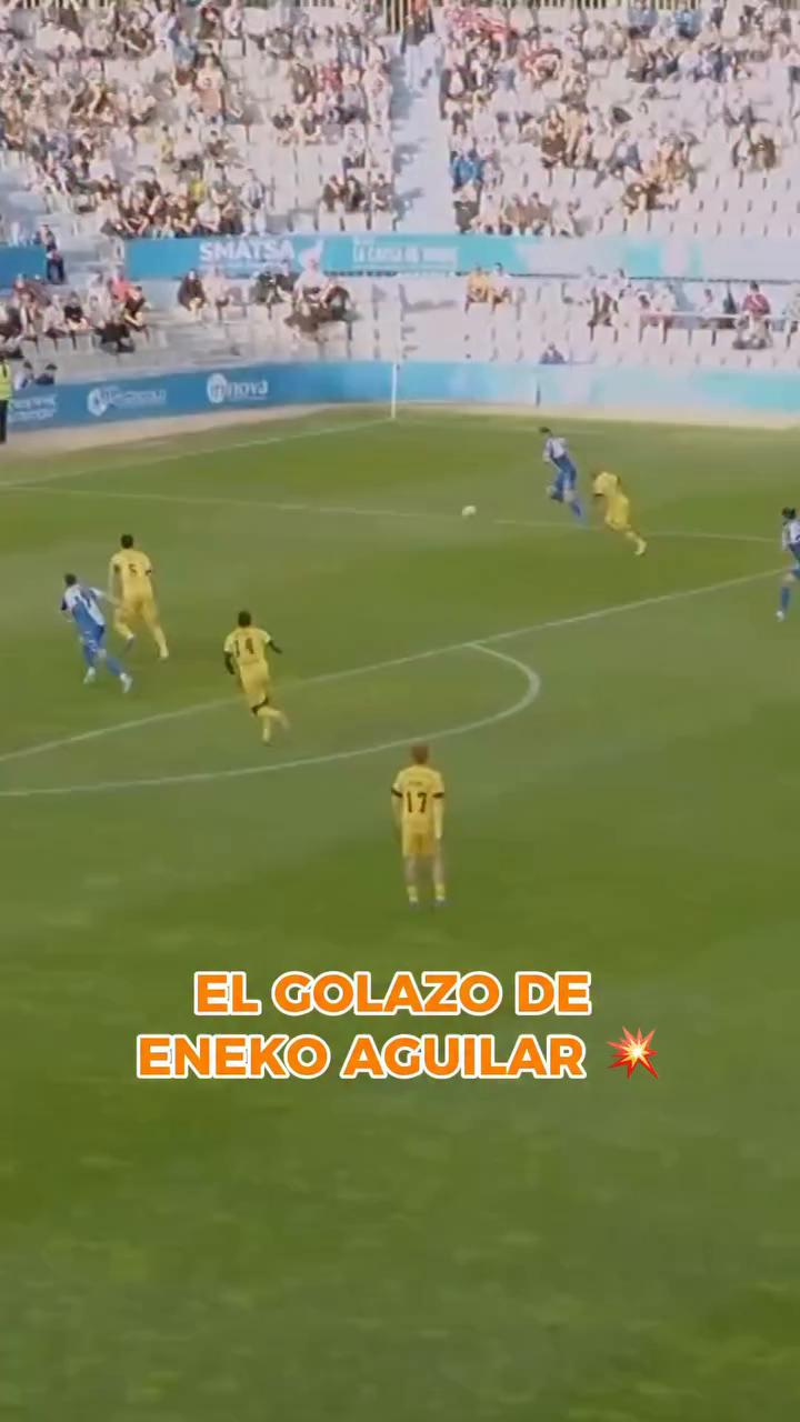 💥¡Eneko Aguilar controla el balón, se da la vuelta y con la zurda marca un auténtico golazo!