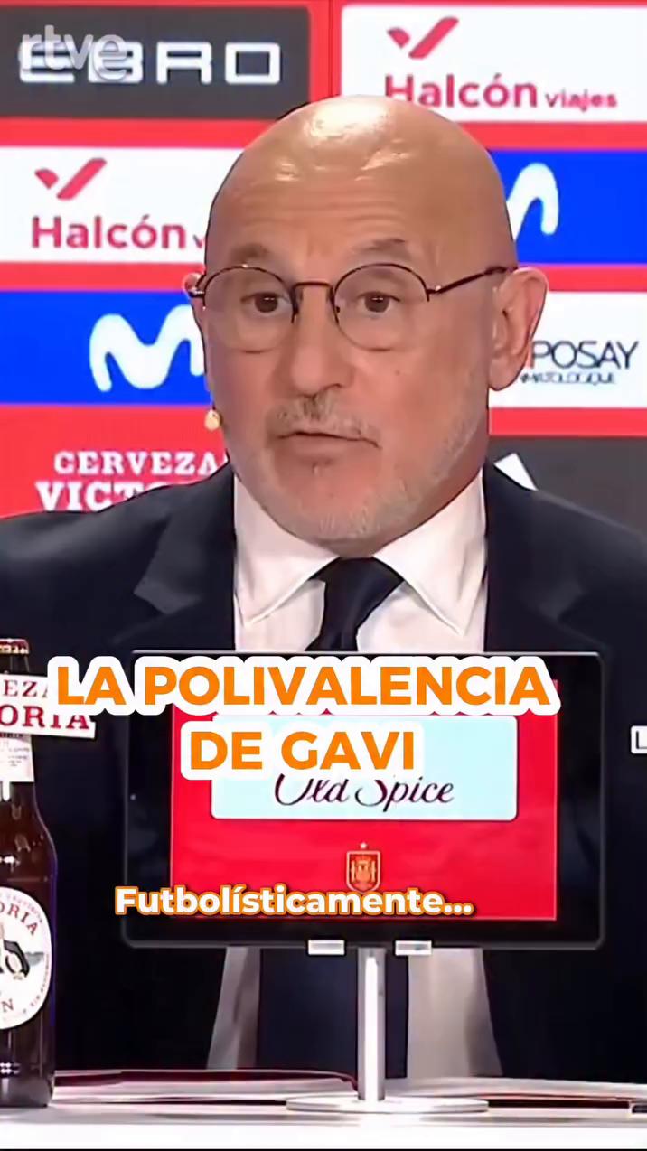 🗣️“Gavi es un ejemplo de la versatilidad de esta selección”, Luis de la Fuente elogia la polivalencia del centrocampista del FC Barcelona, al igual que la del resto de sus 26 elegidos para disputar el Mundial 2026.