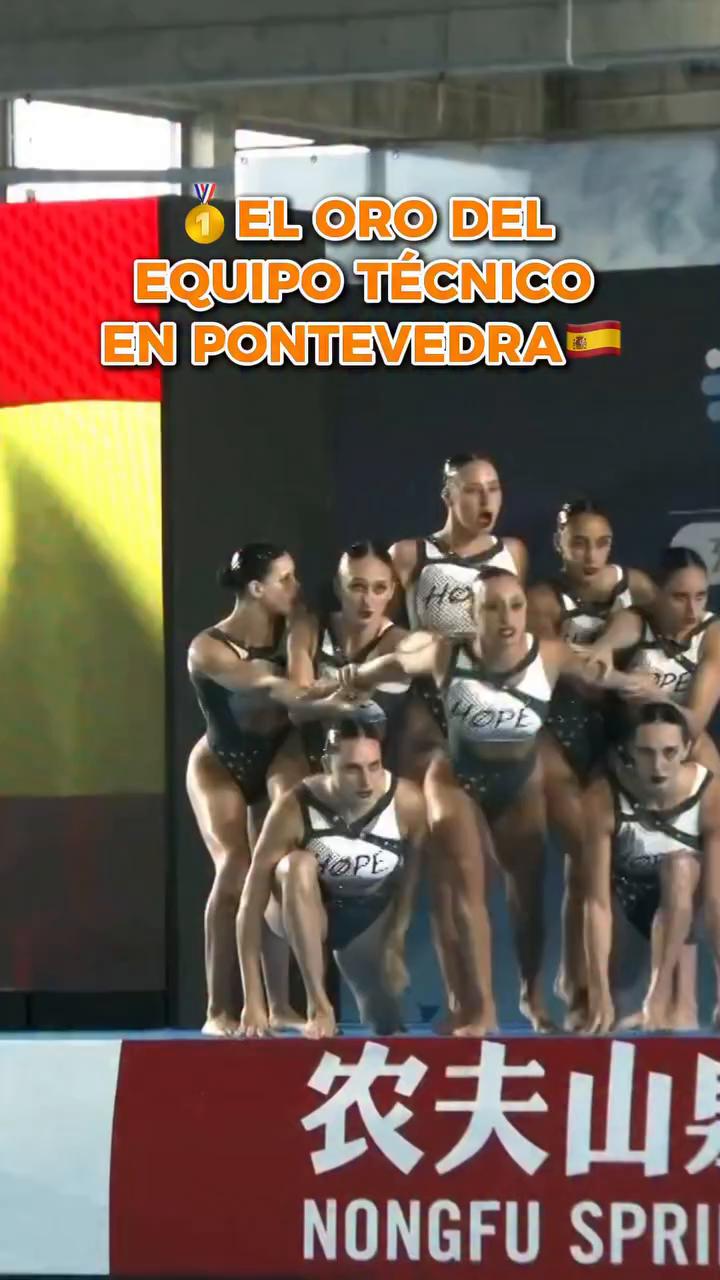 España gana el oro con 124 puntos en impresión artística del equipo