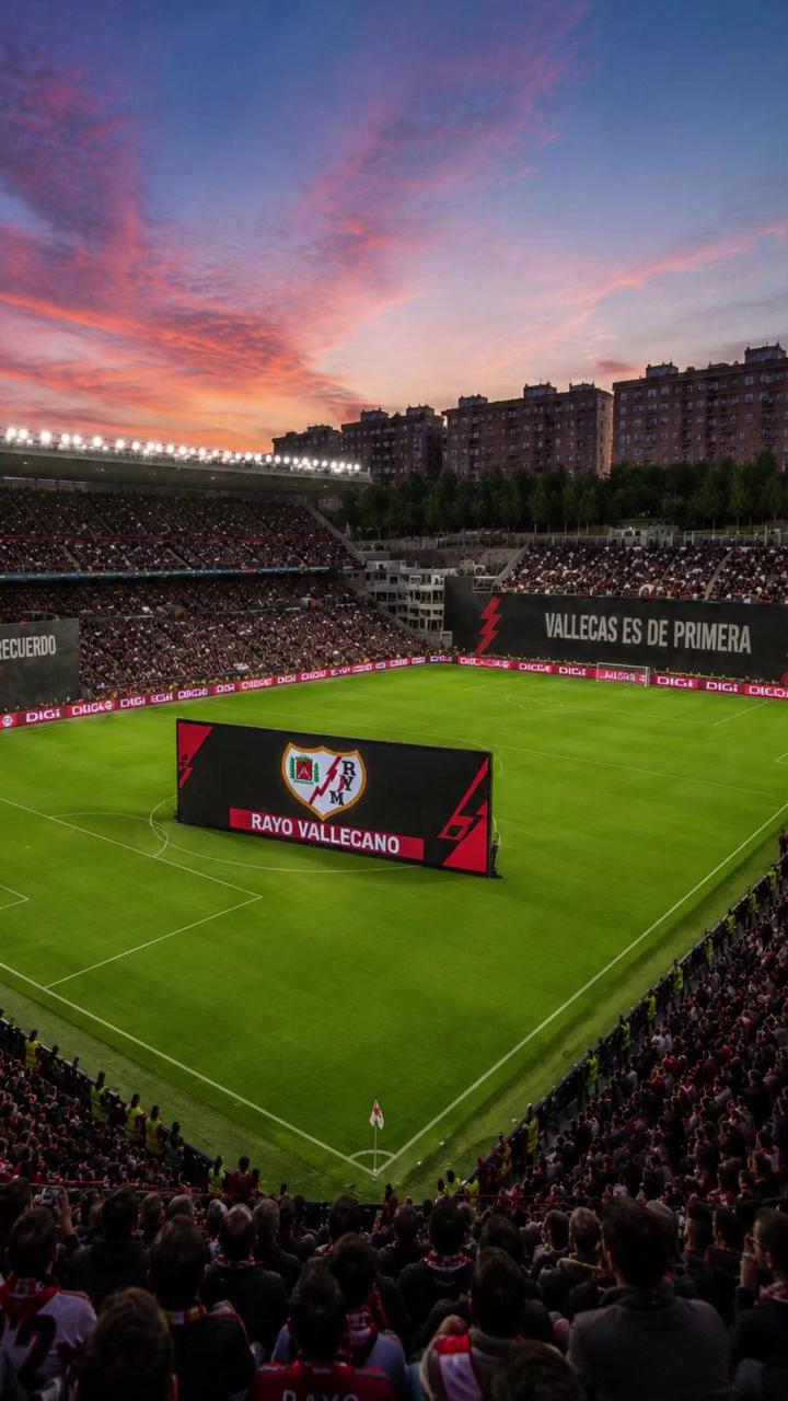 Rayo Vallecano instalará pantallas en su estadio para garantizar seguridad a la afición