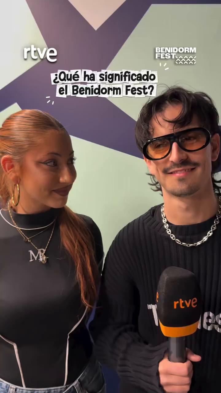 🫶🏻 Durante la presentación de @skyfestbenidorm charlamos con algunos de los artistas del #BenidormFest y, efectivamente, más de uno volvería 😏🎤✨