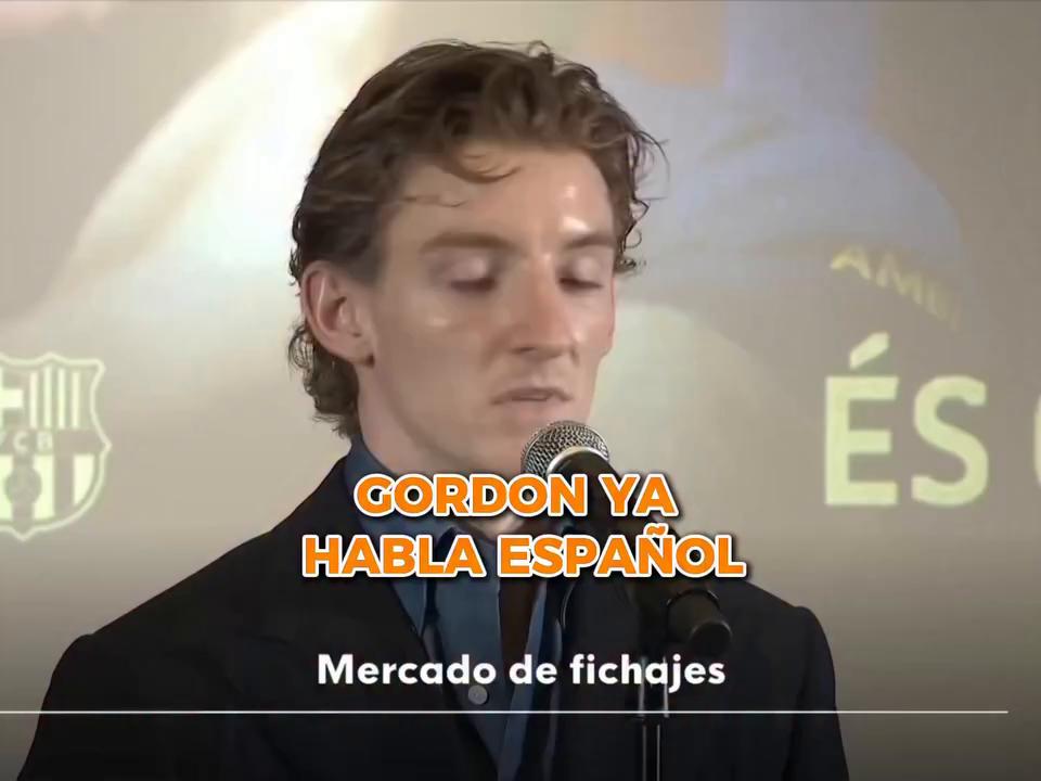 Anthony Gordon llega al Barcelona por 80 millones de libras desde el Newcastle