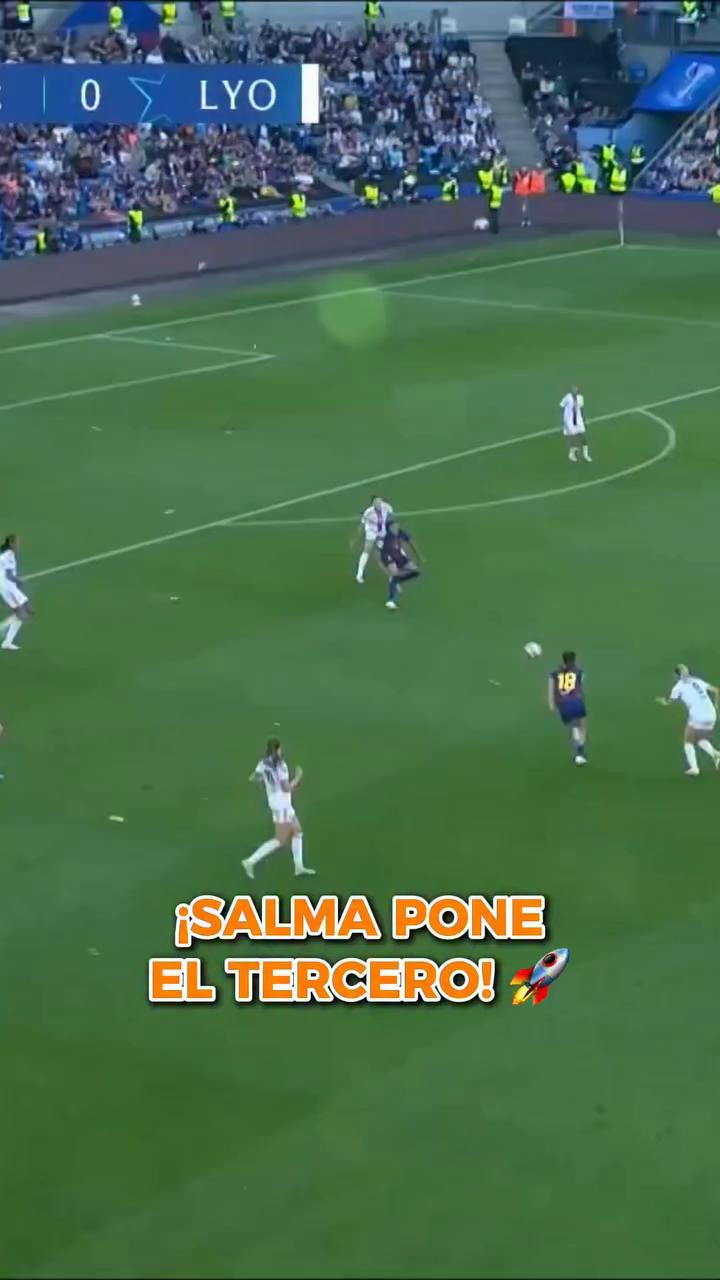Salma Paralluelo sentencia con gol la final de Champions del Barça