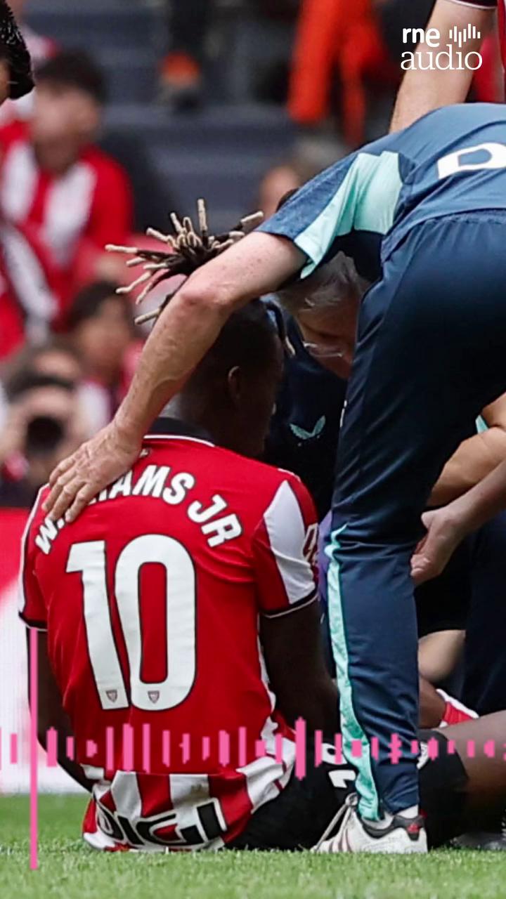 Nico Williams sufre lesión moderada en isquios: cuatro semanas de baja