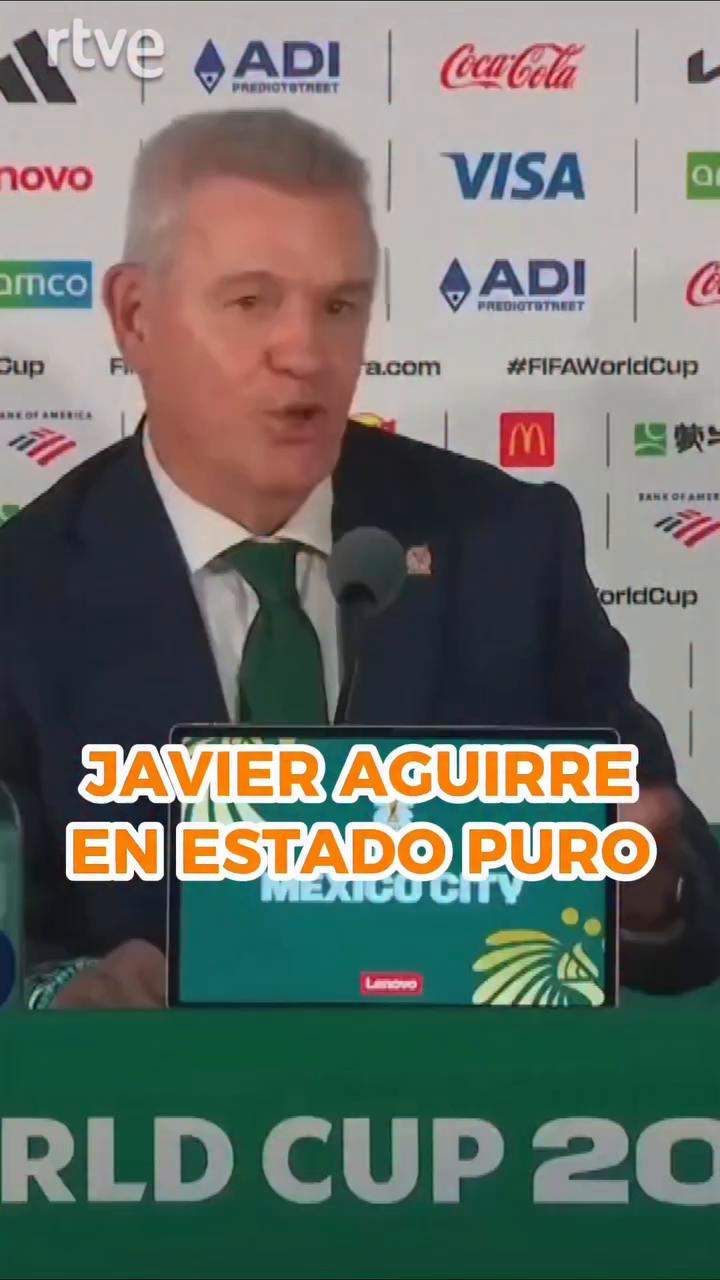 🗣️”Si no estamos desesperados les metemos cinco”, Javier Aguirre tira de ironía para analizar la victoria de México en el partido inaugural del Mundial 2026.