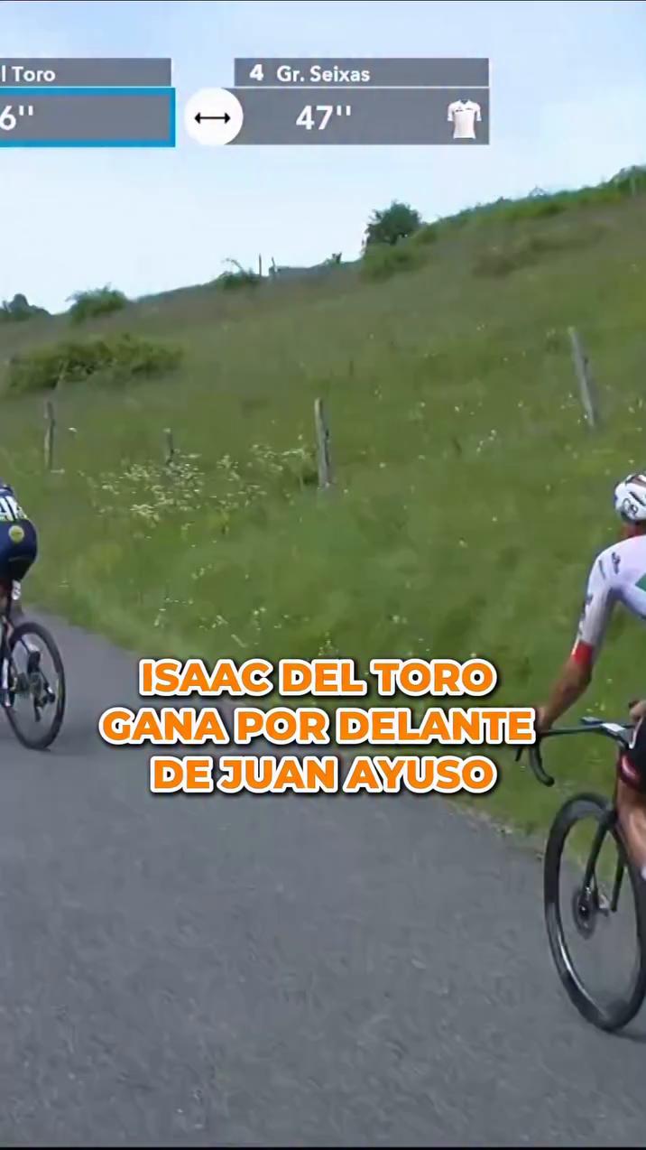 Isaac del Toro gana la etapa con un ataque en la montaña
