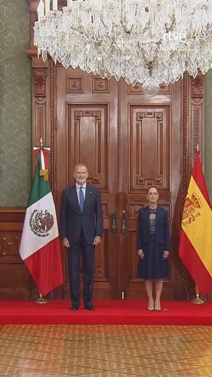 Felipe VI y Claudia Sheinbaum cierran siete años de tensiones en encuentro cordial