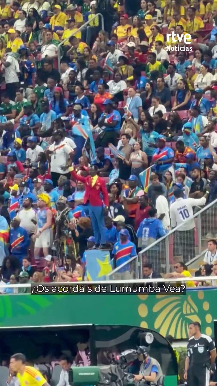Lumumba Bea reaparece en el Mundial: el aficionado congoleño inmóvil en Guadalajara