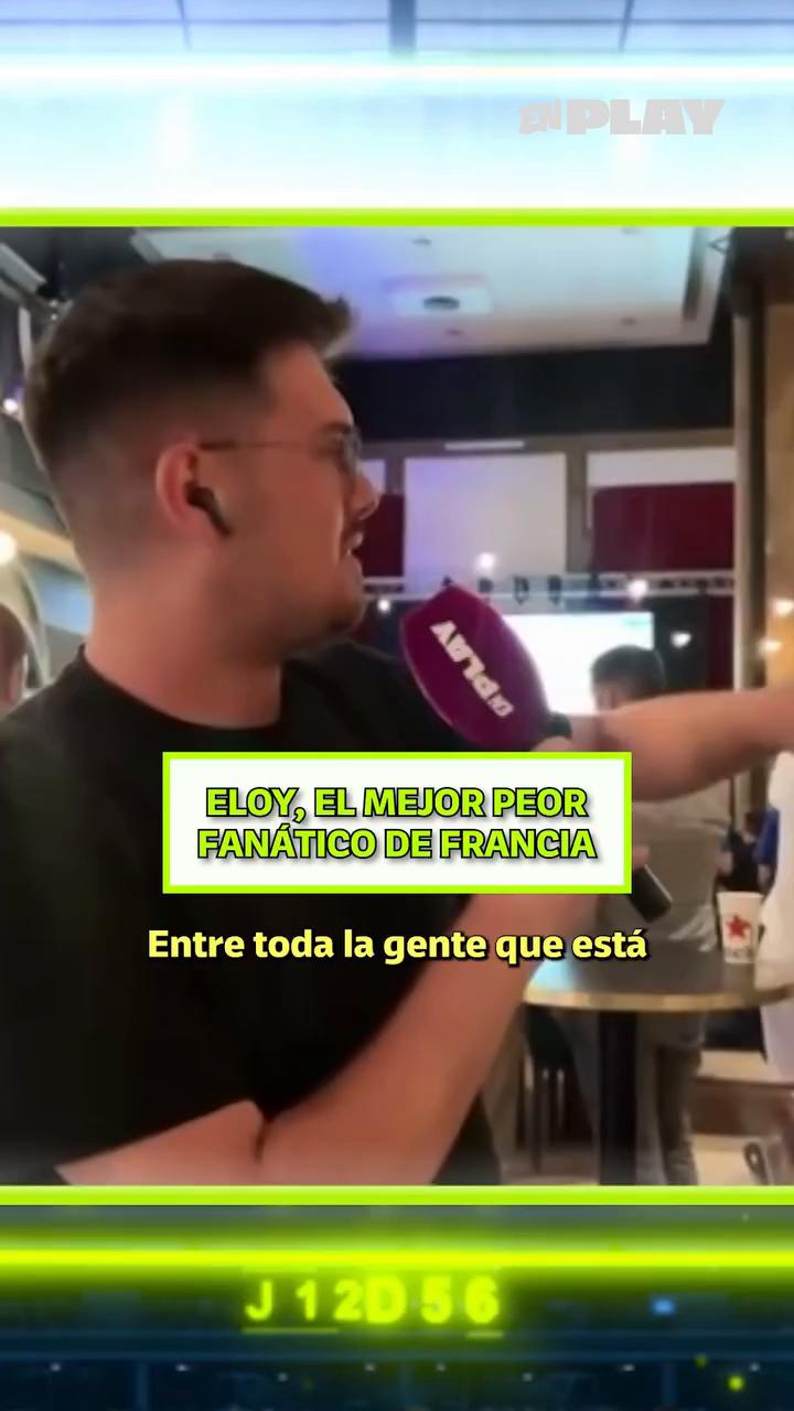 Eloy el bilbaíno que anima a Francia provoca carcajadas en el plató