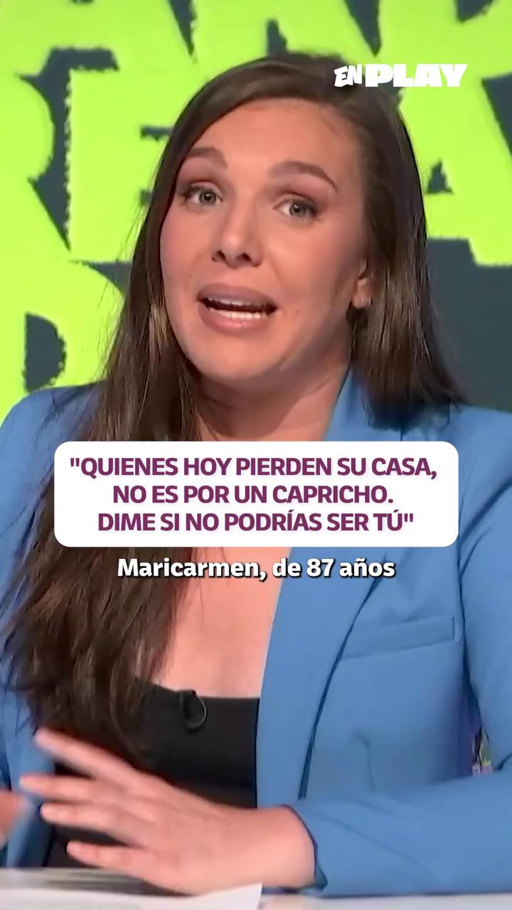Mari Carmen, de 87 años, resiste el desahucio de un fondo buitre tras 70 años en su hogar