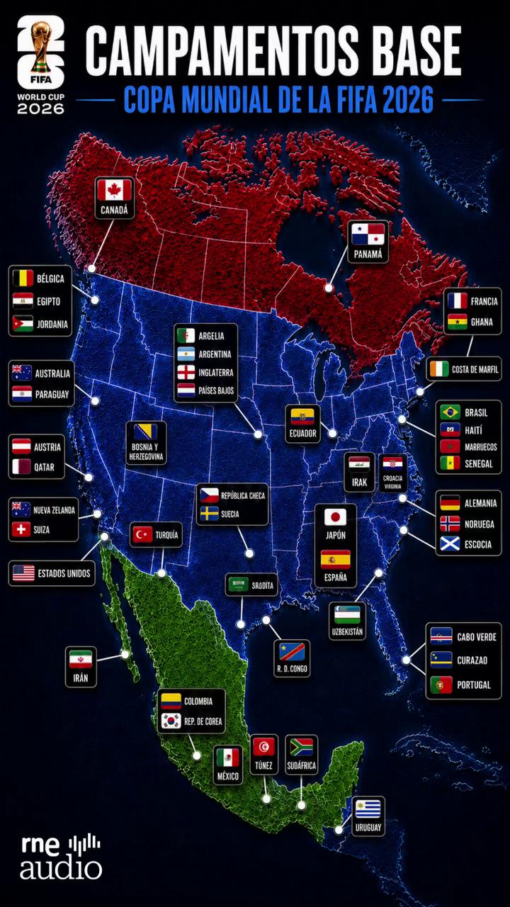 Estados Unidos acogerá a 39 selecciones en el Mundial 2026