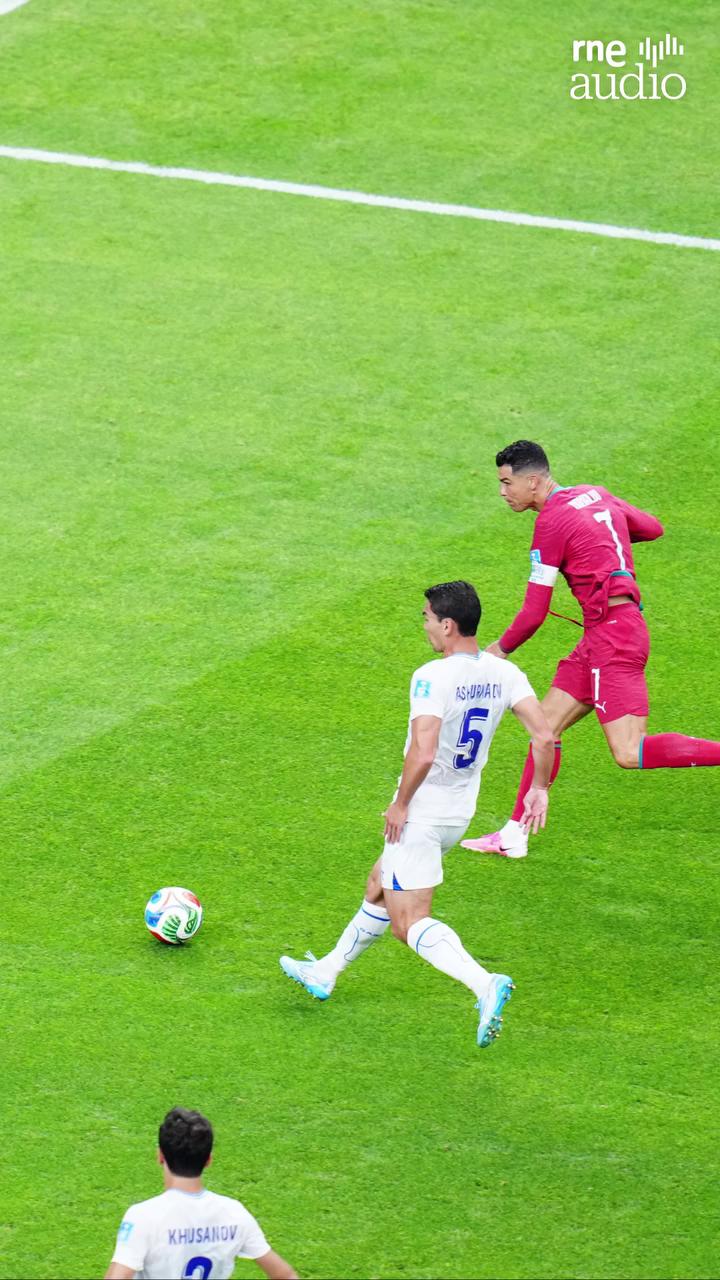 Cristiano Ronaldo marca su doblete con toque sutil ante Nemató