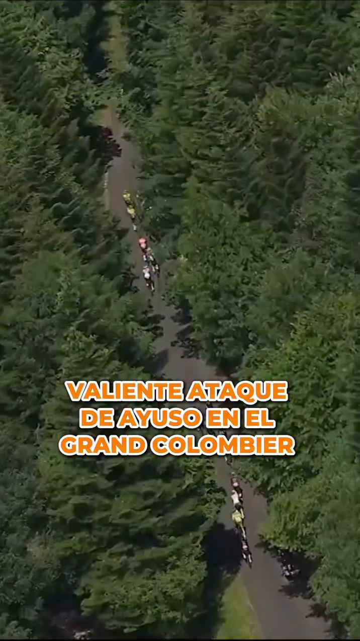 Juan Ayuso cambia el ritmo y rompe el grupo en la dura subida