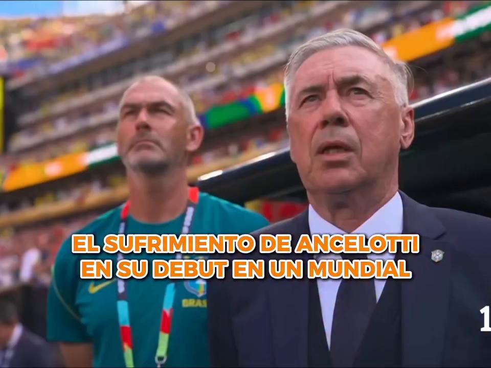 Ancelotti, frustrado en su debut: Marruecos jugó como Brasil