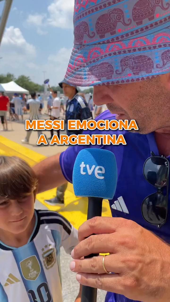 Messi ilumina el Mundial y emociona a su hijo de 8 años por primera vez