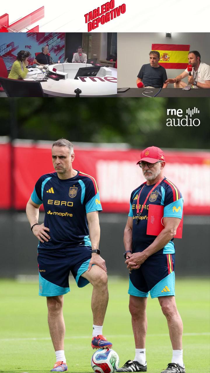 Luis de la Fuente dedica 20 minutos al psicólogo del equipo en el entrenamiento