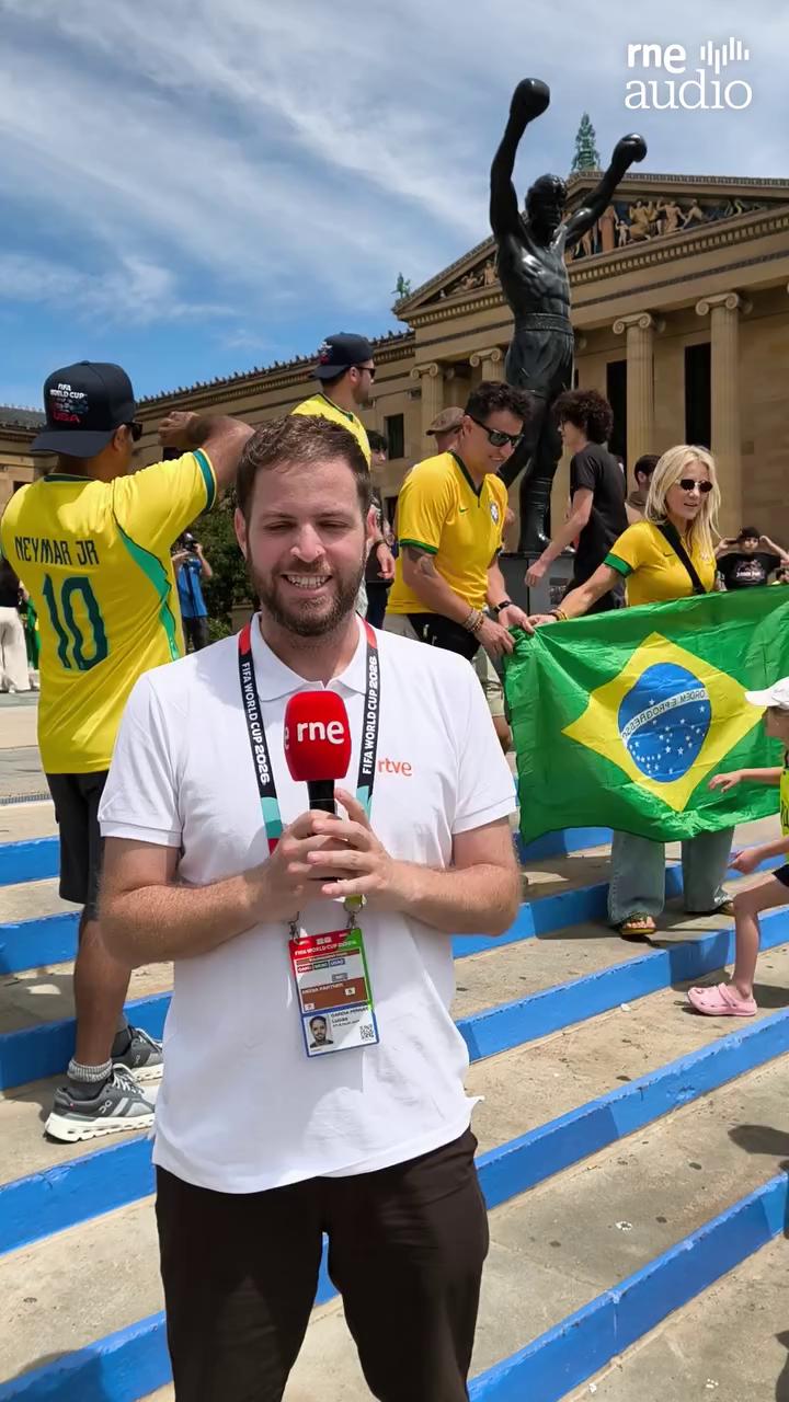 Rocky Balboa da paso al fútbol: Brasil y Haití se enfrentan en Filadelfia