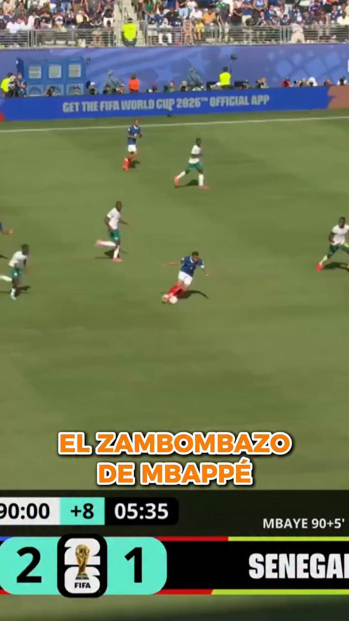 Kylian Mbappé anota un golazo de diestra para el tercero de Francia