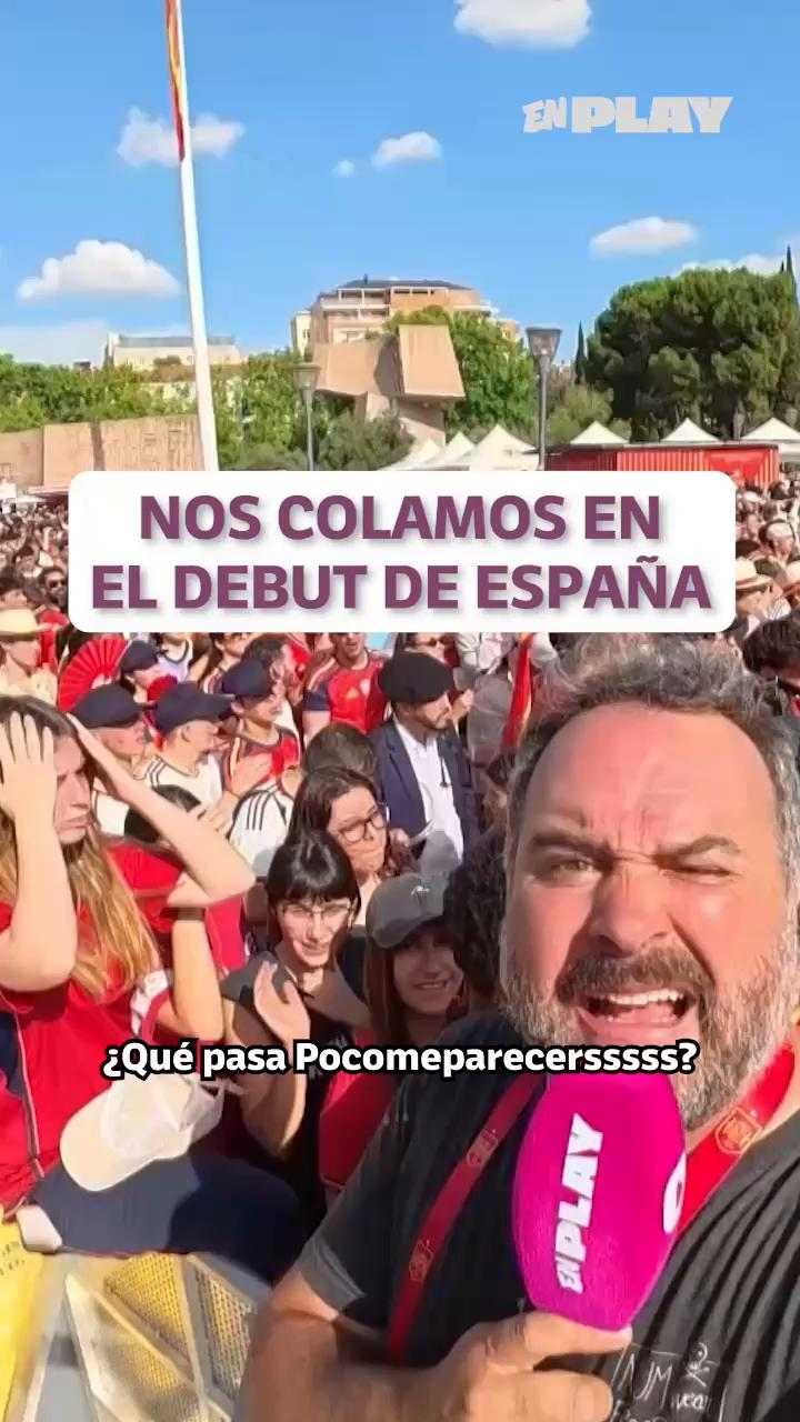 Intentos de colarse en Colón para ver el debut de España en el Mundial