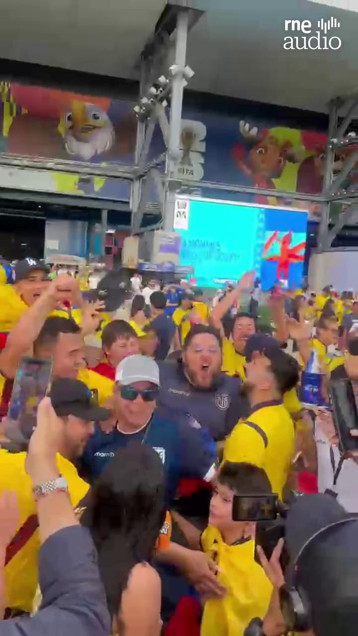 Sí se pudo: hinchas de Ecuador celebran con cánticos la victoria del equipo