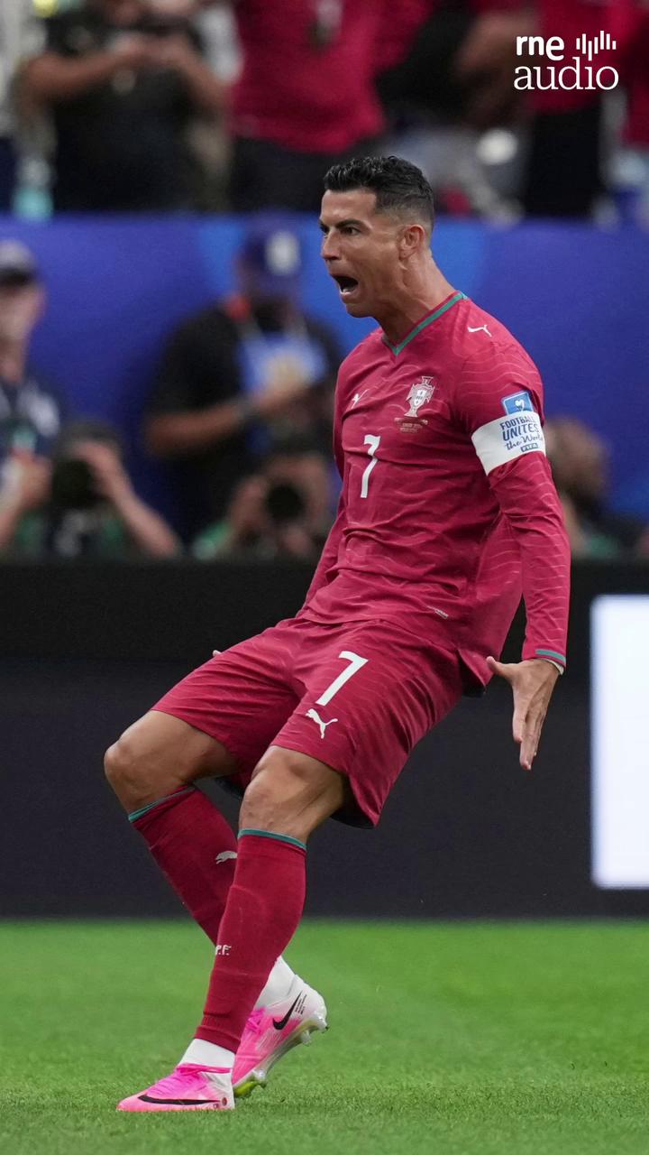 Cristiano Ronaldo marca y celebra con el 'sí' en el estadio de Houston