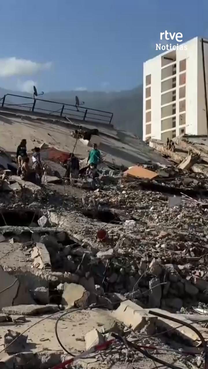 El gobierno eleva a 1719 las víctimas por el doble terremoto en Venezuela