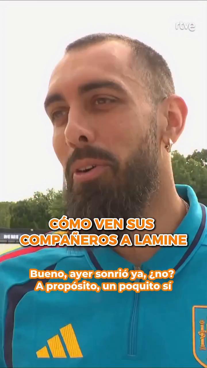 Lo veo muy bien y genera buen ambiente en el grupo, asegura su compañero