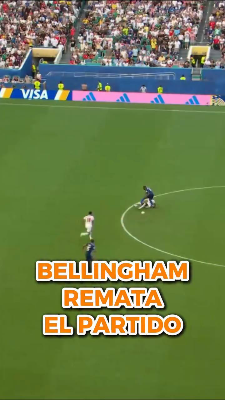 Bellingham marca el gol de Inglaterra tras jugada de Watkins