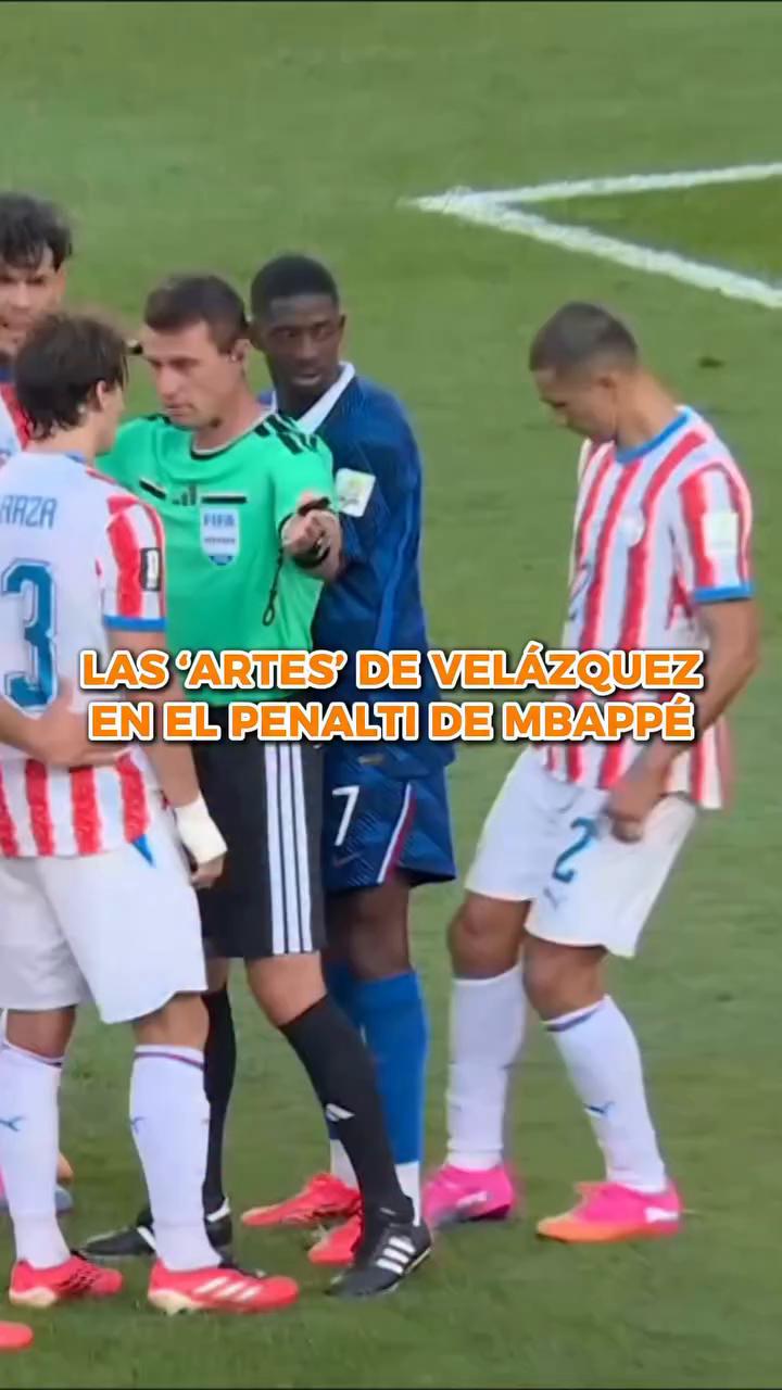 Velázquez pisa el punto de penalti para evitar uniformidad en el hueco francés