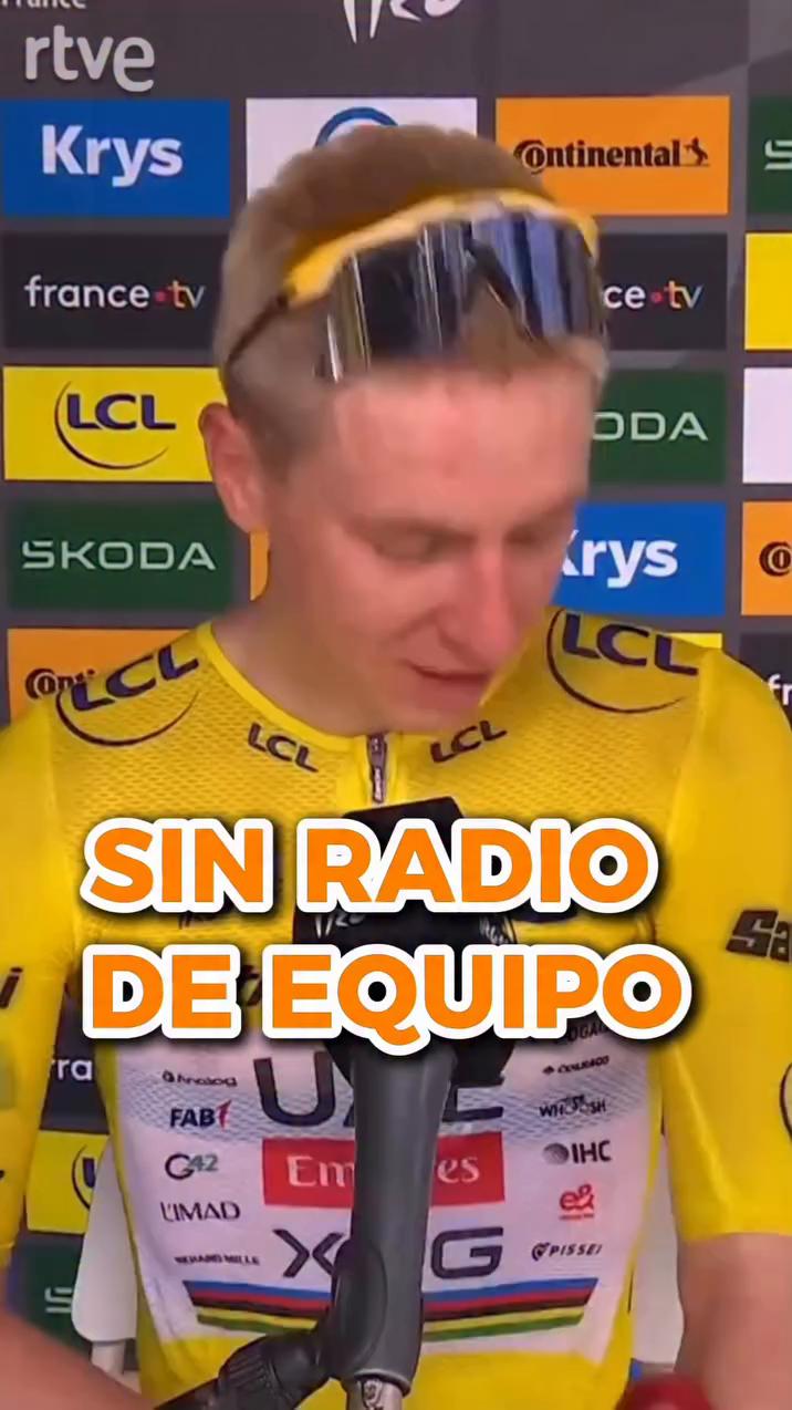 Pogacar Overcomes Radio Failure to Win Stage and Honor Yellow Jersey