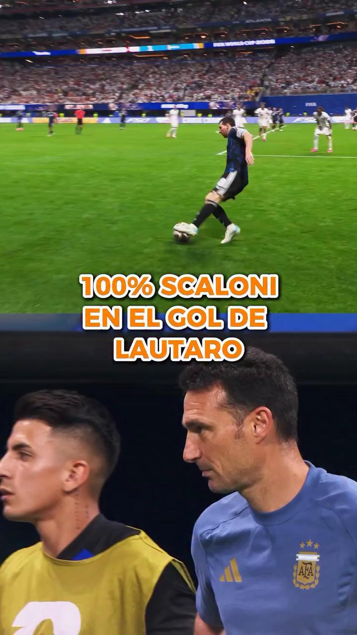 Messi aparece y marca el gol de Argentina con centro al poste