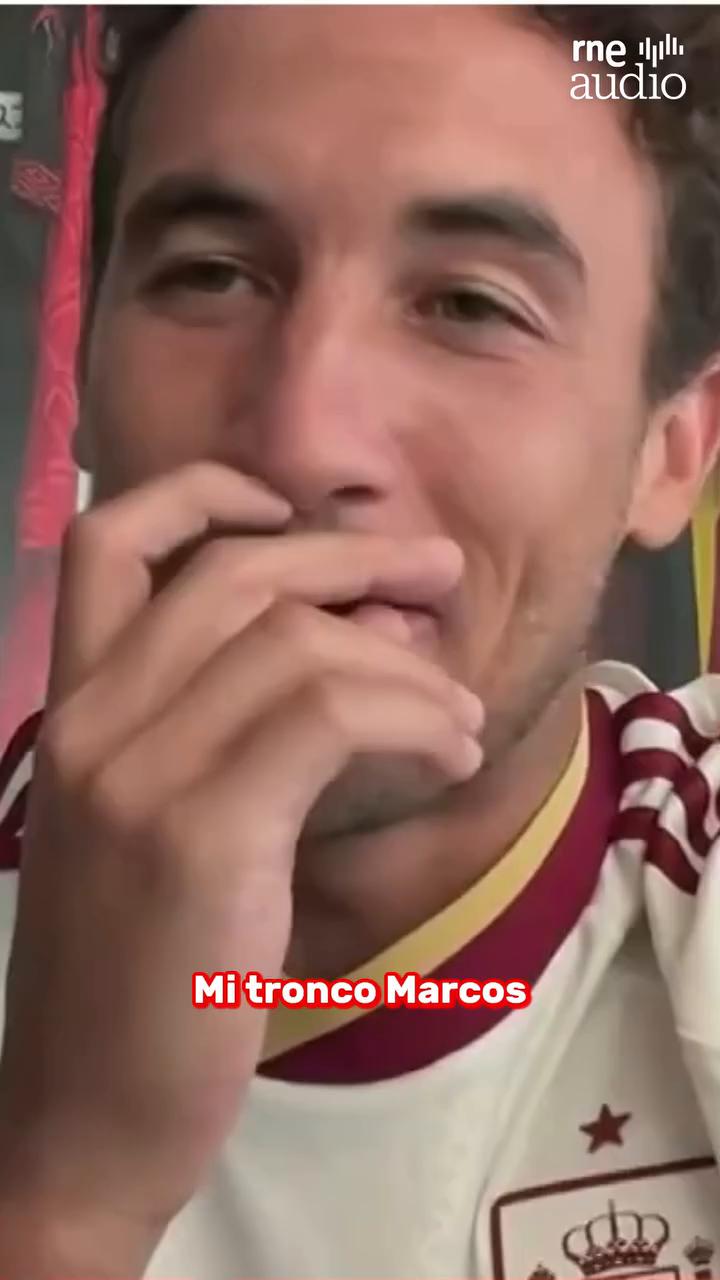 Marcos vive con ilusión la posible final de la selección desde casa