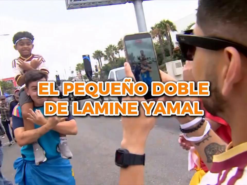 Leo Carvajal, el niño de Indianapolis que ya canta el himno a Lamine Yamal
