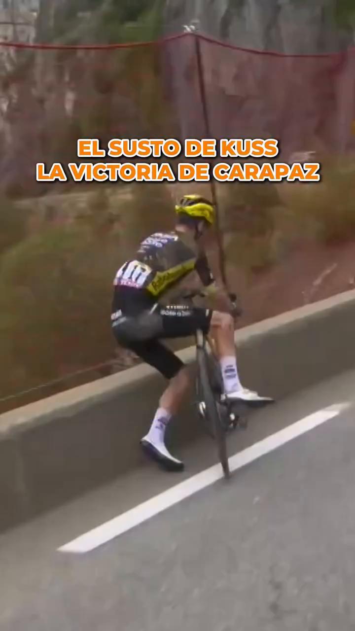 Richard Carapaz gana con el maillot de la montaña tras el éxito de Pogacar