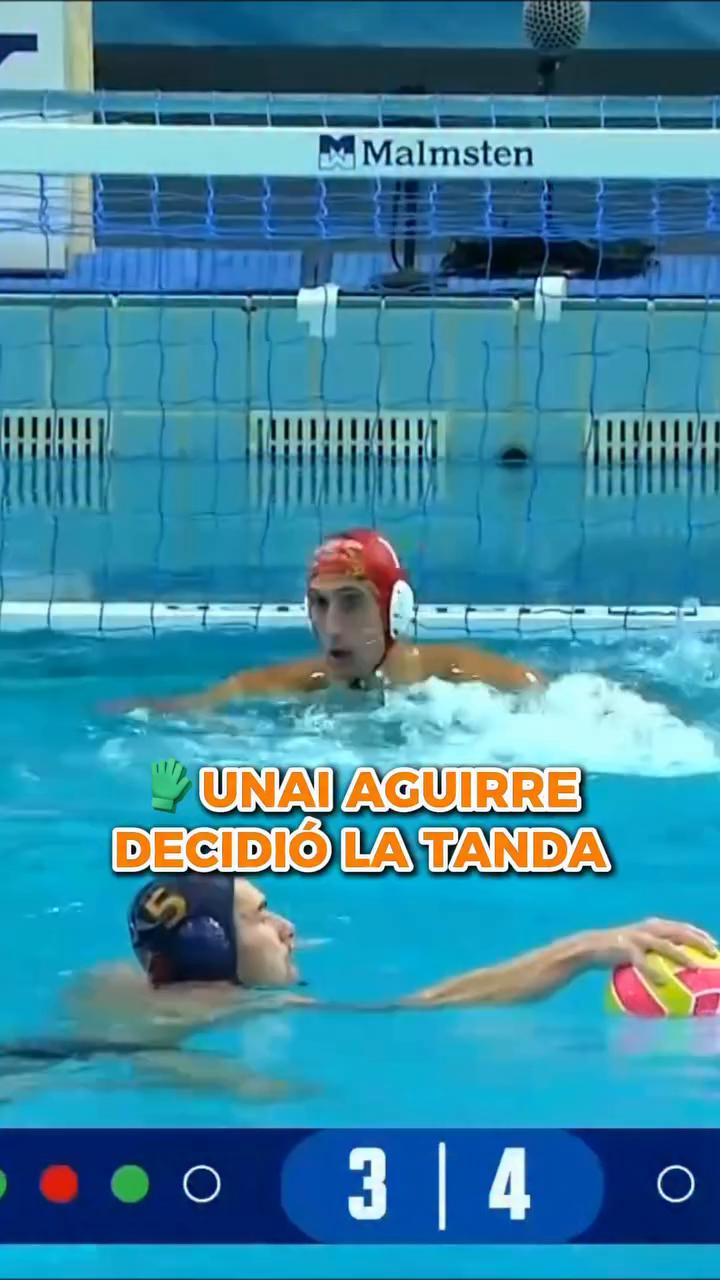 Unai Aguirre para dos lanzamientos seguidos y mantiene la esperanza del equipo