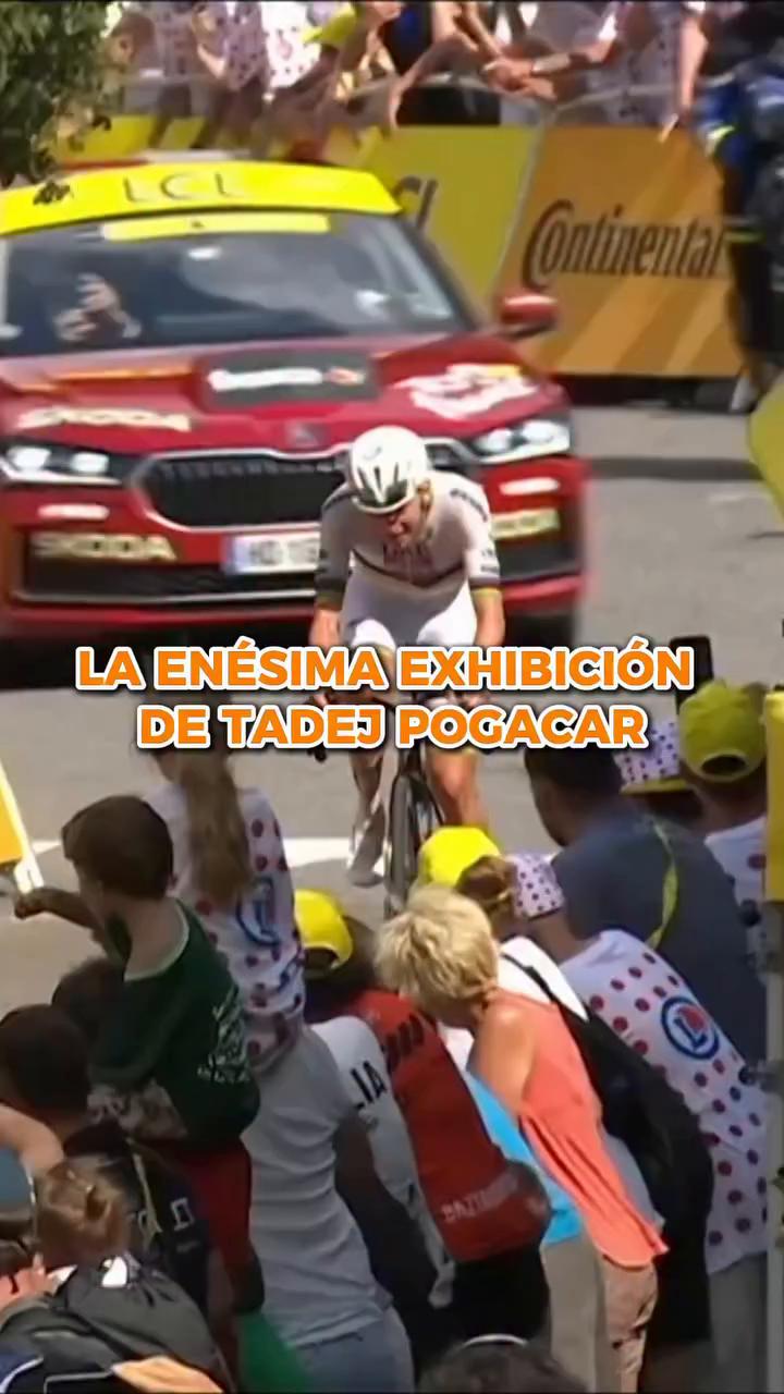 El corredor esloveno logra su victoria 23 y se coloca líder del Tour con más de dos minutos