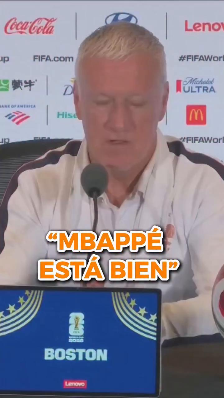 Kylian Mbappé se encuentra bien mentalmente y enfocado en el partido de mañana