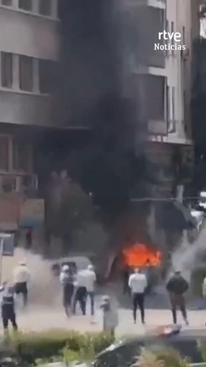 Doble explosión cerca del hotel de Macron en Damasco tras caída de Al-Assad